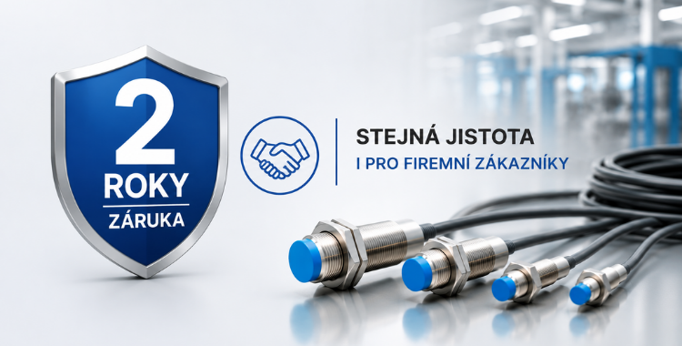 Plná záruka 2 roky i pro firmy